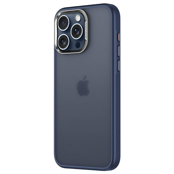 for iPhone 13 Pro Max Case, Military Grade Shockproof MIL-Grade Drop Tested Translucent Matte Back Anti-Scratch Phone Case for Apple iPhone 13 Pro Max 6.7" - Blue