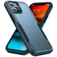 thumbnail image 1 of for iPhone 13 Pro Max Case, Phone Case Heavy Duty 2 in 1 Full Body Rugged Shockproof Hybrid Hard PC Soft TPU Bumper Drop Protective Girls Women Boy Men Covers for iPhone 13 Pro Max, Blue, 1 of 7