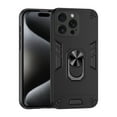 thumbnail image 1 of iPhone 13 Pro Max Case with Ring Holder, iPhone 13 Pro Max Cover with Kickstand Military Grade Shockproof Heavy Duty Camera Lens Protection with Magnetic Car Mount Holder Rugged Phone Case, Black, 1 of 7