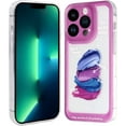 thumbnail image 1 of for iPhone 13 Pro Max Case, Soft Flexible Shockproof Kawaii TPU Back Case for iPhone 13 Pro Max 2021 (6.7 Inch), Phone Case for Girls and WomenPurple Oil Paints, 1 of 13