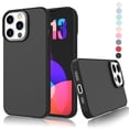 thumbnail image 1 of iPhone 13 Pro Max Case, Takfox iPhone 13,13 Pro,13 Pro Max Basic Case [Frosted] Shockproof Case Liquid Silicone Gel Rubber Soft TPU Anti-slip Bumper Thin Matte Slim Phone Case Covers,Black, 1 of 6
