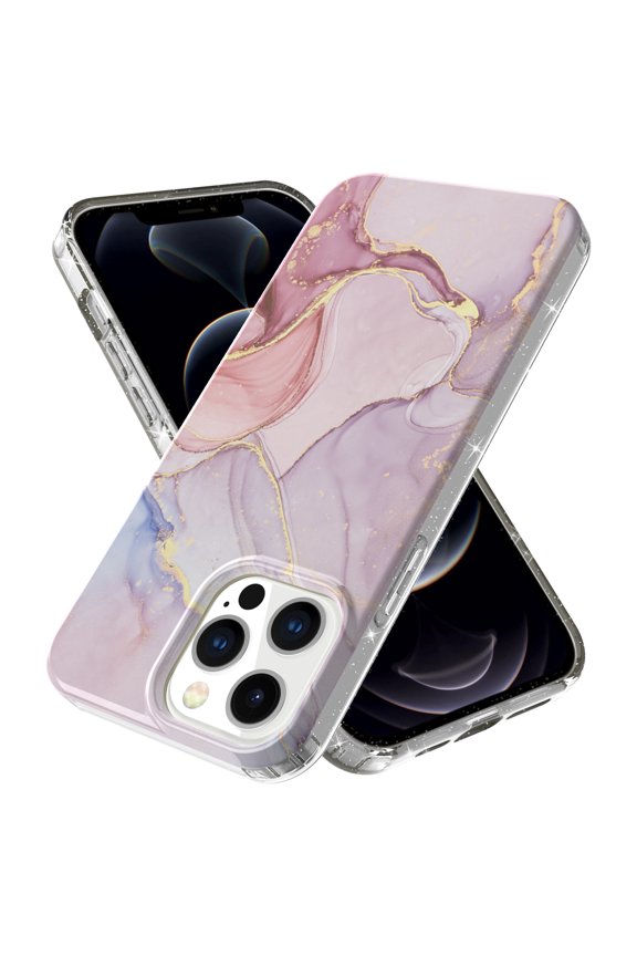 iPhone 13 Pro Max Case, Ultra Thin Hybrid Protective Lightweight Marble Design Shockproof Case Soft TPU Back Cover for iPhone 13 Pro Max 6.7", C