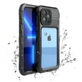thumbnail image 1 of for iPhone 13 Pro Max Case Waterproof Shockproof Dustproof Full-Body Sturdy with Camera Lens Protection and Built-in Screen Protector,Underwater Full Sealed Cover for iPhone 13 Pro Max, Black, 1 of 12