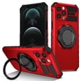 thumbnail image 1 of For iPhone 13 Pro Max Case, iPhone 13 Pro Max Case with Invisible Stand, Military Grade Protective Cases with Ring[Adjustable & Foldable] ,Magnetic for iPhone 13 Pro Max case,Shockproof,Red, 1 of 11