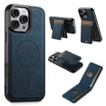thumbnail image 1 of for iPhone 13 Pro Max Classic Wallet Case with Card Holder, 2 in 1 Detachable Magnetic Elastic Back Cards Slots Case Magsafe Shockproof Protective Phone Cover for iPhone 13 Pro Max - Blue, 1 of 1