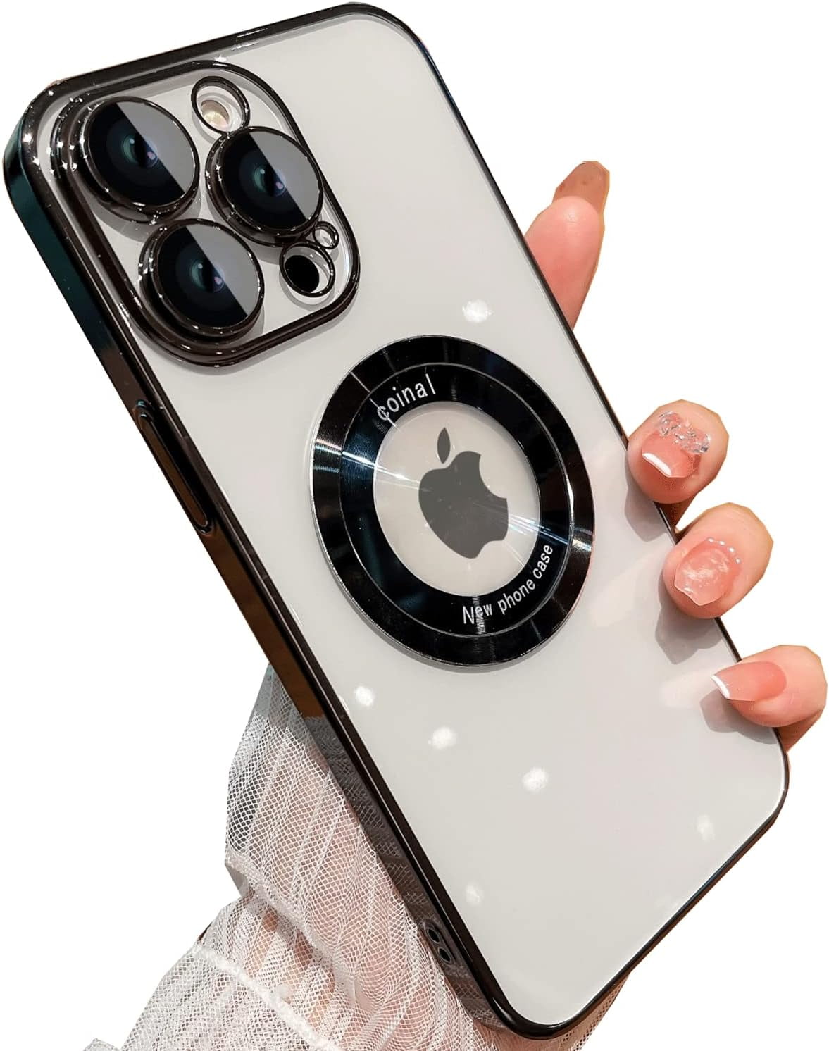 for iPhone 13 Pro Max Magnetic Case, Compatible with Magsafe,Glass