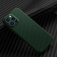 thumbnail image 1 of for iPhone 13 Pro Max Phone Case,Slim Hard PC + Soft TPU Lightweight Anti-Scratch Shock Absorption Carbon Fibre Durable Protective Case Wireless Charing Cover for iPhone 13 Pro Max, Green, 1 of 10