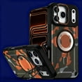 thumbnail image 1 of For iPhone 13 Pro Max Phone Case,With Contractile Lens Ring Kickstand,Compatible with Mag-Safe,Heavy Duty Shockproof Anti-fall Drop Protection,Camouflage Pattern Back,Durable Phone Case,A, 1 of 5