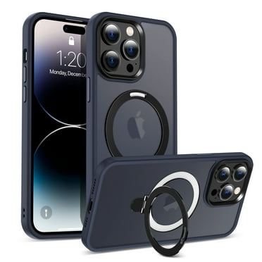 iPhone 13 Pro Max Rugged Case Magnetic, Compatible with Magsafe & Accessories Invisible Stand Heavy Duty Protective Shockproof Anti-Scratch Bumper Phone Case for Apple iPhone 13 Pro Max, Blue