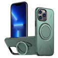 thumbnail image 1 of For iPhone 13 Pro Max Ultra Slim Hybrid TPU+PC Protective Cover with Metal Rotation Holder , Compatible MagSafe, Military Grade Shockproof Phone Case Cover,Green,For iPhone 13 Pro Max, 1 of 7