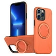thumbnail image 1 of For iPhone 13 Pro Max Ultra Slim Hybrid TPU+PC Protective Cover with Metal Rotation Holder , Compatible MagSafe, Military Grade Shockproof Phone Case Cover,Orange,For iPhone 13 Pro Max, 1 of 7