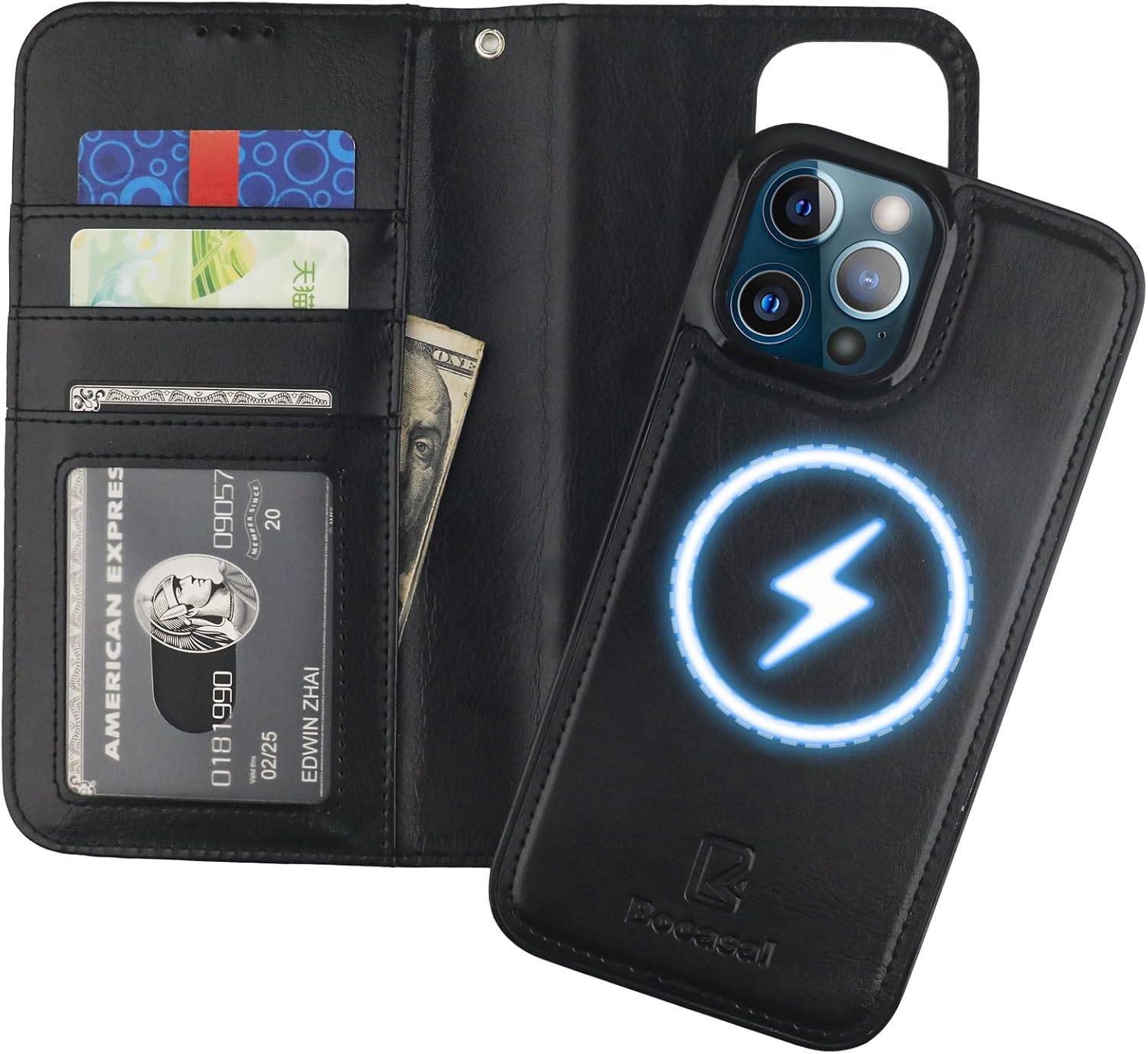 Bocasal iPhone 13 Pro Max Phone Case Compatible with MagSafe
