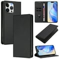 thumbnail image 1 of for iPhone 13 Pro Max Wallet Case with RFID Blocking Card Slots, Fashion PU Leather Flip Kickstand Magnetic Phone Cover Women Men, Support Wireless Charging, Full Body Protection - Black, 1 of 11