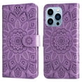 thumbnail image 1 of iPhone 13 Pro Max Wallet Case for Women with Credit Card Holders, Designed Flip PU Leather Kickstand Shockproof Protective Phone Cover for iPhone 13 Pro Max 6.7 inch,Purple, 1 of 8