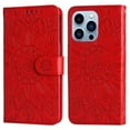 thumbnail image 1 of iPhone 13 Pro Max Wallet Case for Women with Credit Card Holders, Designed Flip PU Leather Kickstand Shockproof Protective Phone Cover for iPhone 13 Pro Max 6.7 inch,Red, 1 of 7