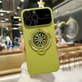 thumbnail image 1 of for iPhone 13 Pro Max case with 360° Rotating Gyroscope Magnetic Ring Stand, Large Window Full Camera Lens Protection, Compatible with MagSafe, Stylish Slim Case for iPhone 13 Pro Max, Green, 1 of 1