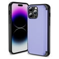 thumbnail image 1 of For iPhone 13 Pro Wallet Case with Card Holder Heavy Duty Protective Dual Layer Shockproof [Hidden Card Slot] [Kickstand] Slim Case for iPhone 13 Pro for Women&Men, Lightpurple, 1 of 9