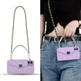 thumbnail image 1 of For iPhone 13 Pro Wallet Case ,Crossbody Phone Case with Lanyard Strap Cute Purse Case Flip Credit Card Holder Soft Silicone Girls Lady Handbag Case for iPhone 13 Pro Purple, 1 of 15