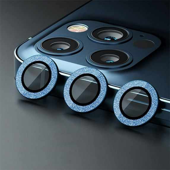 iPhone 13 Pro/iPhone 13 Pro Max Camera Lens, Protection Camera Cover Tempered Glass Screen Protector Diamond Metal Ring for 13Pro 6.1\\