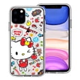 thumbnail image 1 of iPhone 13 mini Case (5.4inch) Sanrio Clear TPU Soft Jelly Cover - Fun Hello Kitty, 1 of 9