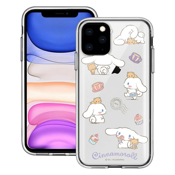 iPhone 13 mini Case (5.4inch) Sanrio Clear TPU Soft Jelly Cover - Play Cinnamoroll
