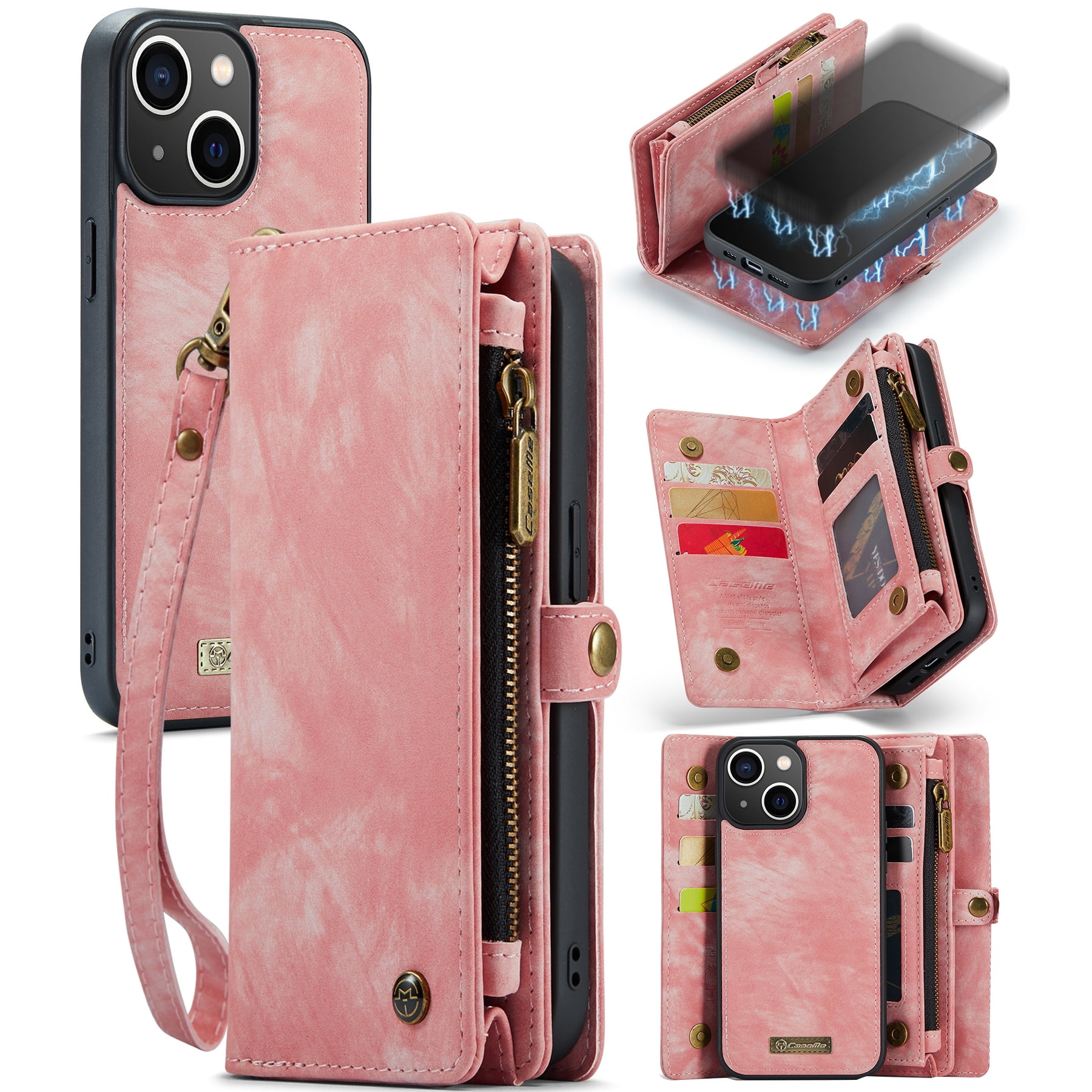iphone 13 mini flip case with card holder