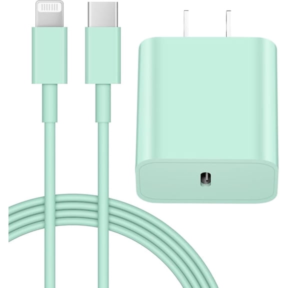 14 13 12 Charger Fast Charging 20W PD USB C Wall Charger with 6FT Fast Charging Cable Compatible 14/13/12/11/Pro/Pro Max/Mini/Xs Max/XR/X, iPad