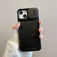 thumbnail image 1 of for iPhone 14 2-in-1 Phone Case, with Sliding Camera Lens Cover Military Grade Non-Slip Anti-fall Shockproof Heavy Duty Non-slip Protective Phone Case Cover for iPhone 14,Black, 1 of 5