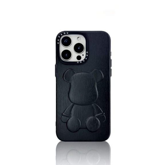 For iPhone 14 Case,3D Cute Bear Design Phone Case,Stylish and Protective Cover Compatible with Precise Cutouts,Shock-Absorbing and Anti-Slip Silicone Shell