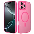 thumbnail image 1 of for iPhone 14 Case Magnetic, Slim Shockproof Skin-Feel Phone Cover Compatible with Mag-Safe, Military Grade Protection Raised Camera Lens Protective Cover for iPhone 14, Rose, 1 of 6