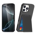 thumbnail image 1 of for iPhone 14 Case with New Wallet Card Holder, Heavy Duty Rugged Protective Shockproof Hidden Card Slot Slim Wallet Case with Flip Stand for iPhone 14, Black, 1 of 9