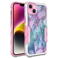 thumbnail image 1 of iPhone 14 Case, Rosebono Hybrid Dual Layer Graphic Design Pattern Heavy Duty Protection Case For iPhone 14 (Dream Catcher), 1 of 4