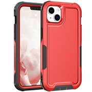 for iPhone 14 Case, [Shockproof] [Anti-Dust] [Heavy Duty Military Protection] Protective Anti Scratch Dual Layer Tough Rugged Hybrid Bumper Phone Case Cover for