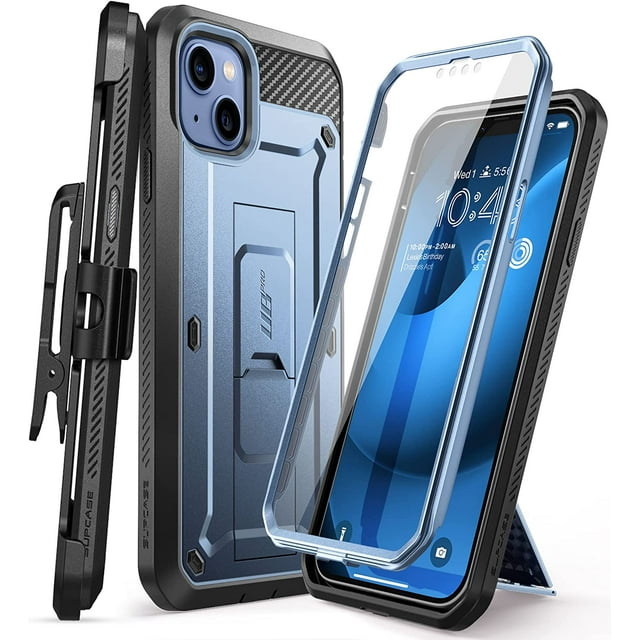 for iPhone 14 Case with Stand & BeltClip (Unicorn Beetle Pro), [Built