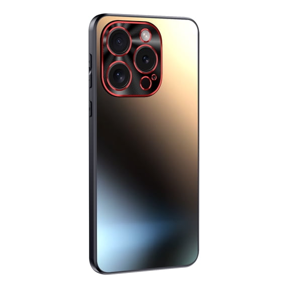 For iPhone 14 Case for Women Men, Dual Color Stylish Matte Back Cover Slim Fit Rugged Shockproof Anti-Scratch Camera Lens Protective Bumper Phone Case for Apple iPhone 14, Titaniumblack