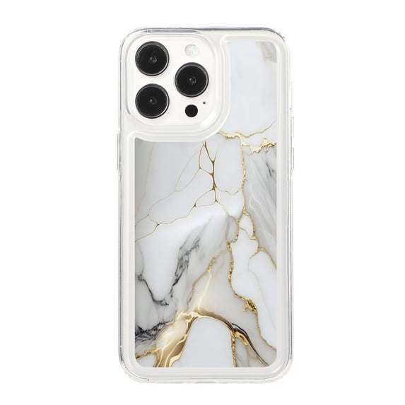 for iPhone 14 Clear Case, Luxury Elegant Pattern Shockproof Slim Fit Soft TPU Cover Transparent Anti-Scratch Protective Anti-fall Back Phone Case for iPhone 14, B