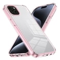 thumbnail image 1 of for iPhone 14 Crystal Clear Case [Anti-Yellowing] Anti-Scratch Transparent Hard Back and Flexible Edge [Military Grade Drop Protection] Shockproof Phone Cover for iPhone 14, Pink, 1 of 8