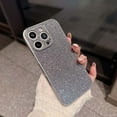 thumbnail image 1 of For iPhone 14 Glitter Phone Case,Luxury Full Glitter Back Designing Shiny Bling Sparkly Shockproof Rugged Anti-fall Slim Thin Heavy Duty Protective Phone Case for Women Girls,Gray, 1 of 11