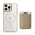 thumbnail image 1 of For iPhone 14 Magnetic Clear Wallet Phone Case,Magnetic Detachable Card Holder,Compatible with Mag-Safe,Military-Grade Protection,Shockproof Transparent Thin Fit Phone Case,Desertgold, 1 of 8