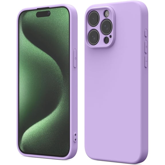for iPhone 14 PRO MAX Phone case, Advanced Silicone Phone case, Full Body Anti-Shock Protection, wear-Resistant and Anti-Scratch, a Variety of Fashionable Colors - Lavender Purple