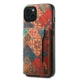thumbnail image 1 of for iPhone 14 Phone Case, Flowers Designed PU Leather Wallet Card Case Credit Card Slot Holder Lightweight Protective Case with Kickstand Shockproof Rugged Phone Case,Winter, 1 of 6