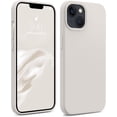 thumbnail image 1 of for iPhone 14 Phone Case,[Military Shockproof Protection] Liquid Silicone Case with [Soft Anti-Scratch Microfiber Lining] Camera & Screen Protection 6.1 inch Slim Thin Cover（Stone, 1 of 7