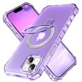 thumbnail image 1 of for iPhone 14 Plus Case, [Compatible with MagSafe][Anti-Yellowing][Military-Grade Protection] Shockproof Corner Enhanced Protection Magnetic Phone Case for iPhone 14 Plus,Purple, 1 of 6