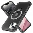 thumbnail image 1 of for iPhone 14 Plus Case, [Compatible with MagSafe][Anti-Yellowing][Military-Grade Protection] Shockproof Corner Enhanced Protection Magnetic Phone Case for iPhone 14 Plus,Black, 1 of 6