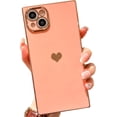 thumbnail image 1 of for iPhone 14 Plus Case Glitter Magnetic Compatible with MagSafe Full Camera Lens Protection Luxury Plating Cute Bling Clear Shockproof Slim Phone Case for Women Girls(Light Pink), 1 of 15