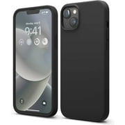 iPhone 14 Plus Case, Liquid Silicone Case, Full Body Protective Cover, Shockproof, Slim Phone Case, Anti-Scratch, 6.7 inch Black