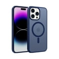 thumbnail image 1 of for iPhone 14 Plus Case Magnetic Phone Case [Compatible with MagSafe] TPU Bumper Hard Skin-Feel Back Slim Fit Shockproof Protective Case Cover for iPhone 14 Plus Men Women Girls, Blue, 1 of 7