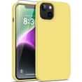 thumbnail image 1 of iPhone 14 Plus Case with Screen Protector,Soft Liquid Silicone Gel Rubber Bumper Cover for Women Girls,Slim Fit Durable Shockproof Protective Phone Case for iPhone 14 Plus 6.7" Yellow, 1 of 14