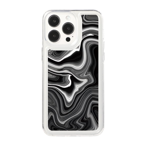 for iPhone 14 Plus Clear Case, Luxury Elegant Pattern Shockproof Slim Fit Soft TPU Cover Transparent Anti-Scratch Protective Anti-fall Back Phone Case for iPhone 14 Plus, O