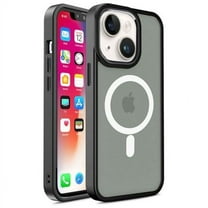 iPhone 14 Plus Clear Magnetic Transparent Case Rugged Lightweight Slim Shockproof Transparent Heavy Duty Case for iPhone 14 Plus, Black